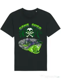 Tricou STANLEY STELLA barbat Poisonous mushroom Negru