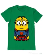 Tricou ADLER barbat Super minion Verde mediu