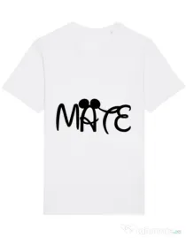 Tricou STANLEY STELLA barbat Mate Alb