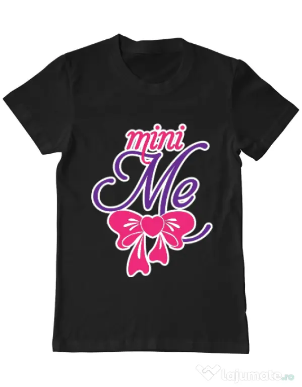Tricou ADLER barbat Mini me Negru