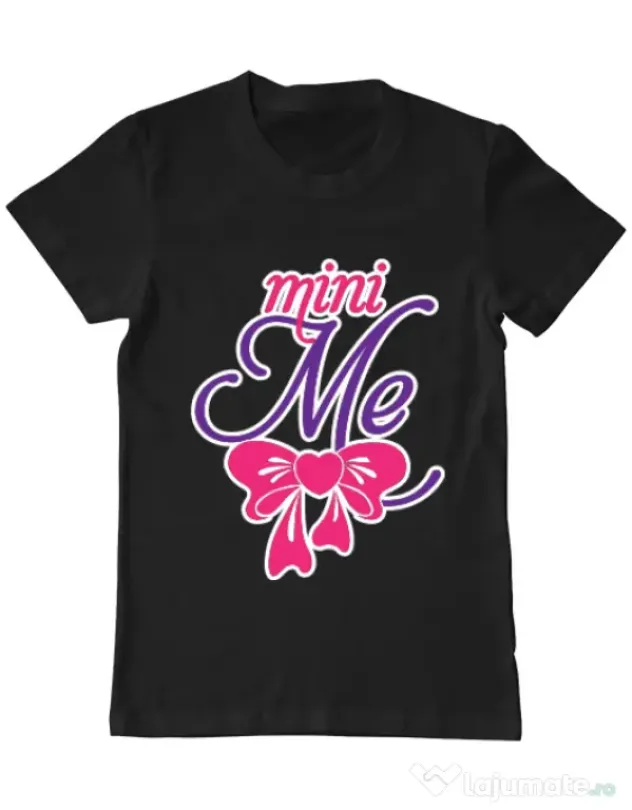 Tricou ADLER barbat Mini me Negru