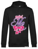 Hoodie barbat cu gluga Mini me Negru