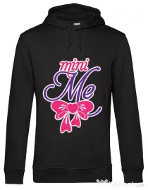 Hoodie barbat cu gluga Mini me Negru