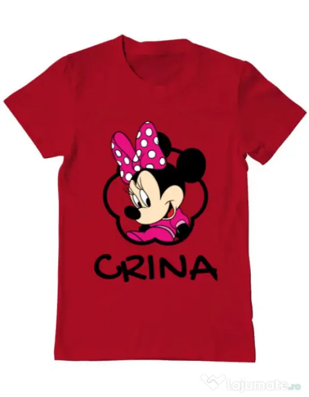 Tricou ADLER barbat Mouse daughter Rosu