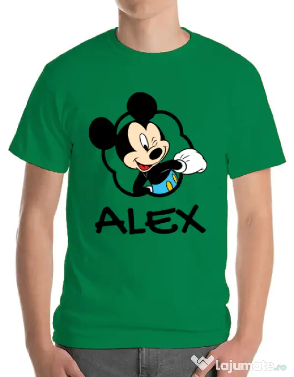 Tricou ADLER barbat Mouse son Verde mediu
