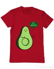 Tricou ADLER barbat Avocuddle 1 Rosu
