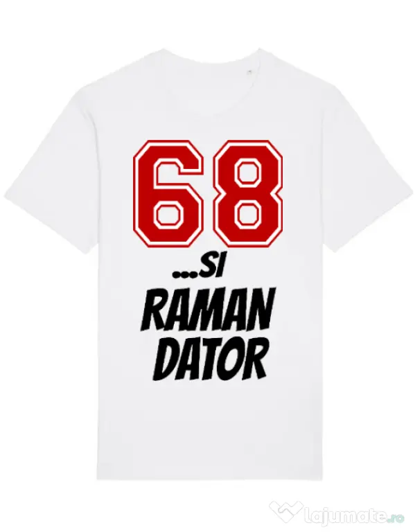 Tricou STANLEY STELLA barbat 68 si raman dator Alb