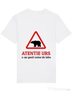 Tricou STANLEY STELLA barbat Atentie urs Alb