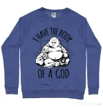 Bluza ADLER barbat Body of a god Albastru melanj