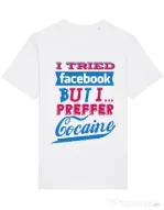 Tricou STANLEY STELLA barbat I tried Bacebook Alb