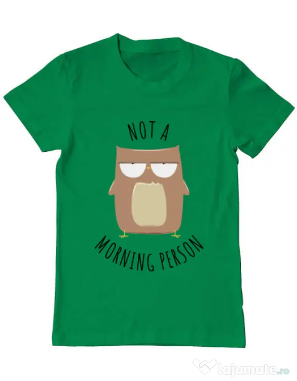 Tricou ADLER barbat Morning owl Verde mediu