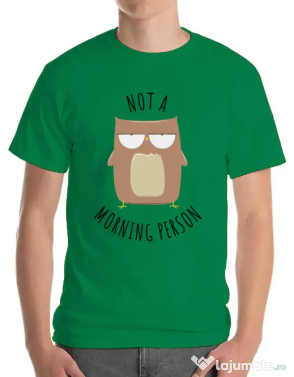 Tricou ADLER barbat Morning owl Verde mediu
