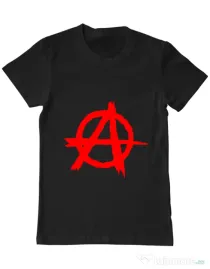 Tricou ADLER barbat Anarchy Negru
