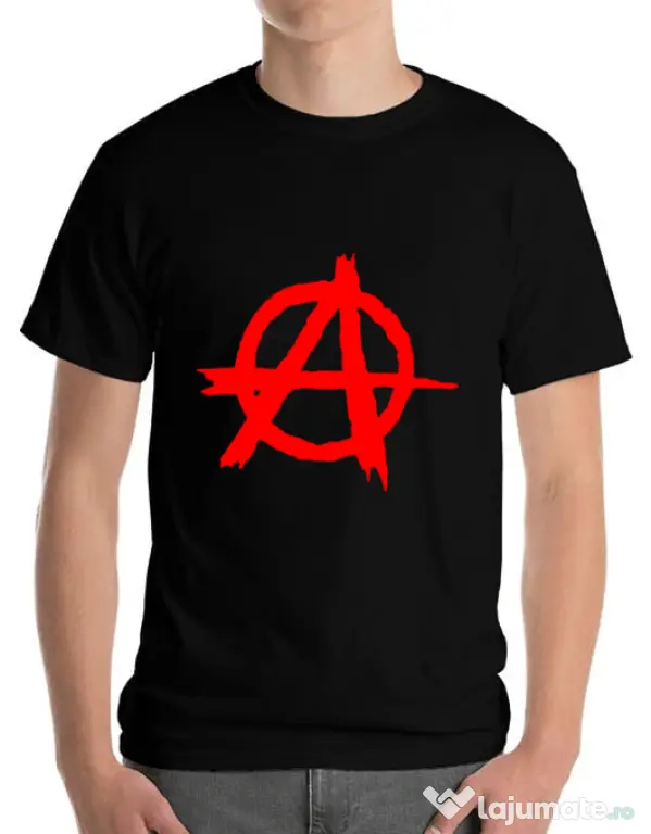 Tricou ADLER barbat Anarchy Negru