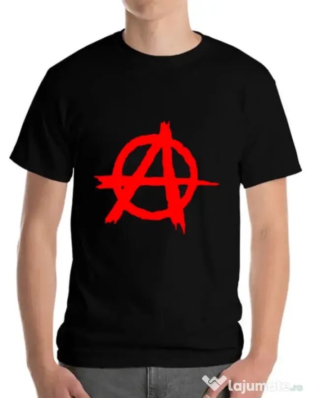 Tricou ADLER barbat Anarchy Negru