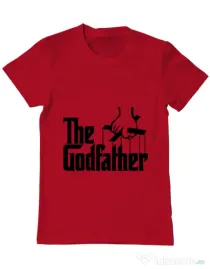 Tricou ADLER barbat The godfather Rosu