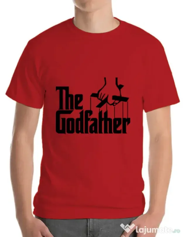 Tricou ADLER barbat The godfather Rosu