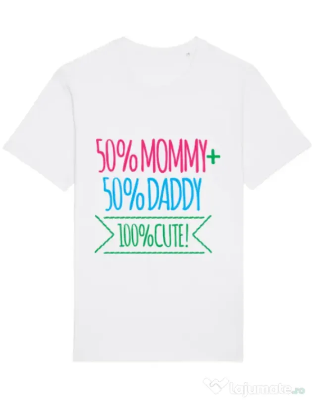 Tricou STANLEY STELLA barbat 100 Cute Alb