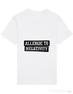 Tricou STANLEY STELLA barbat Allergic to negativity Alb