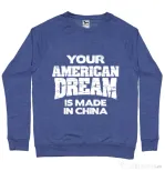 Bluza ADLER barbat American dream Albastru melanj