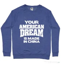 Bluza ADLER barbat American dream Albastru melanj