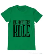 Tricou ADLER barbat Big brothers rule Verde mediu