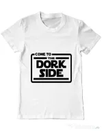 Tricou ADLER barbat Dork side Alb