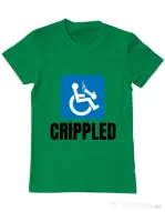 Tricou ADLER barbat Crippled Verde mediu