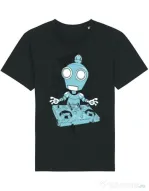 Tricou STANLEY STELLA barbat Dj robot Negru