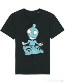 Tricou STANLEY STELLA barbat Dj robot Negru