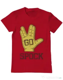 Tricou ADLER barbat Go spock Rosu