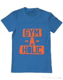 Tricou ADLER barbat Gymaholic Albastru azuriu