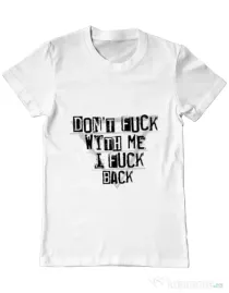 Tricou ADLER barbat I fuck back Alb