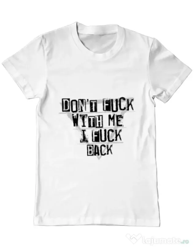 Tricou ADLER barbat I fuck back Alb