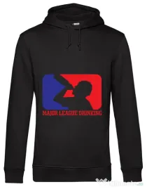Hoodie barbat cu gluga Major league Negru