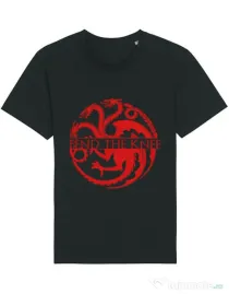 Tricou STANLEY STELLA barbat Bend the knee Negru