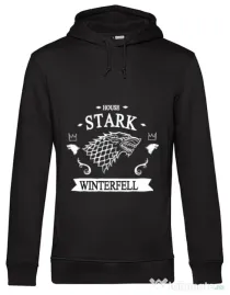 Hoodie barbat cu gluga House Stark Negru