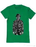 Tricou ADLER barbat The son of grenade Verde mediu