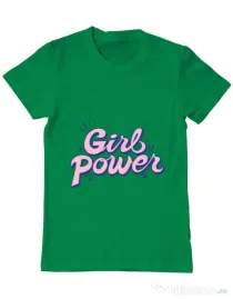 Tricou ADLER barbat Girl power Verde mediu