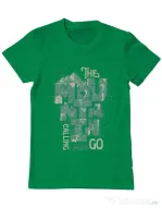 Tricou ADLER barbat The mountain is calling, I must go! Verde mediu