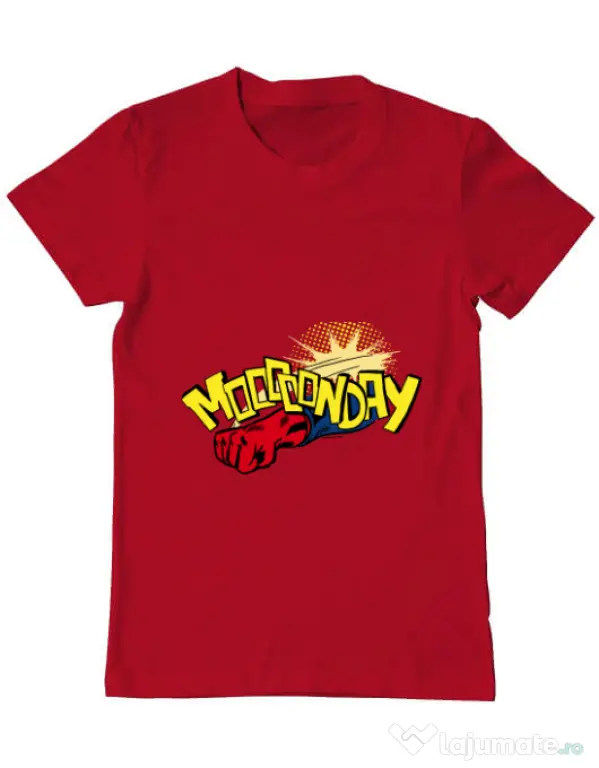 Tricou ADLER barbat Mooonday Rosu