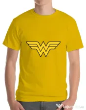Tricou ADLER barbat Wonder woman Galben 