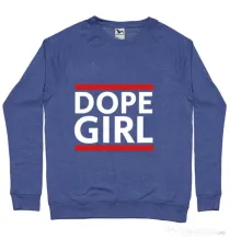Bluza ADLER barbat Dope girl Albastru melanj
