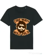 Tricou STANLEY STELLA barbat One man wolf pack Negru