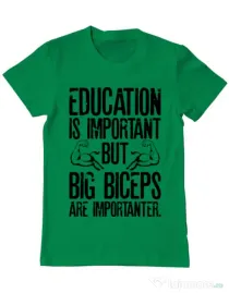 Tricou ADLER barbat Big biceps Verde mediu