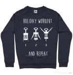 Bluza ADLER barbat Holiday workout Denim inchis