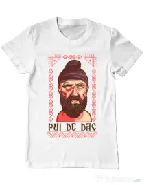 Tricou ADLER barbat Pui de dac Alb