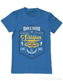Tricou ADLER barbat Salajan Albastru azuriu