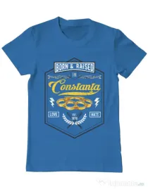 Tricou ADLER barbat Constanta Albastru azuriu