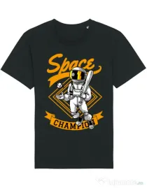 Tricou STANLEY STELLA barbat Space champion Negru